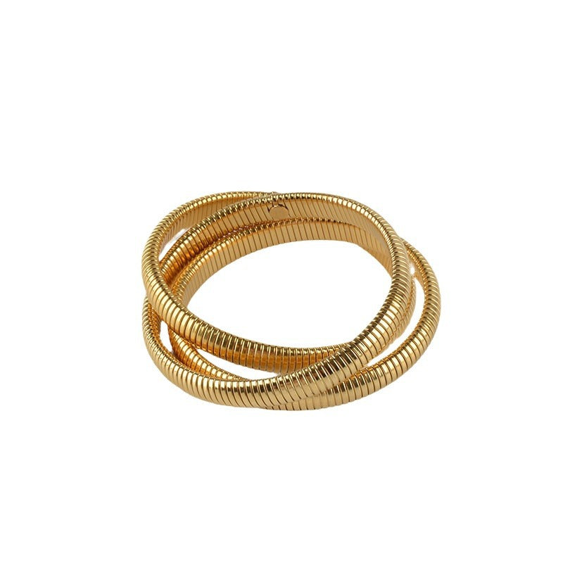 Wholesale  three-layer wide-brimmed bracelet personalized design bracelet